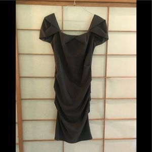 Nicole Miller size 6 grey dress